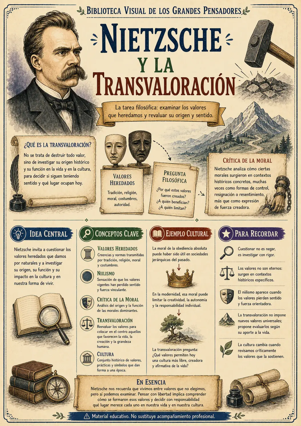 Previa en espanol: Nietzsche y la transvaloracion